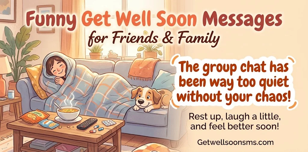 103+ Funny Get Well Soon Messages That Guaranteed Instant Laughs