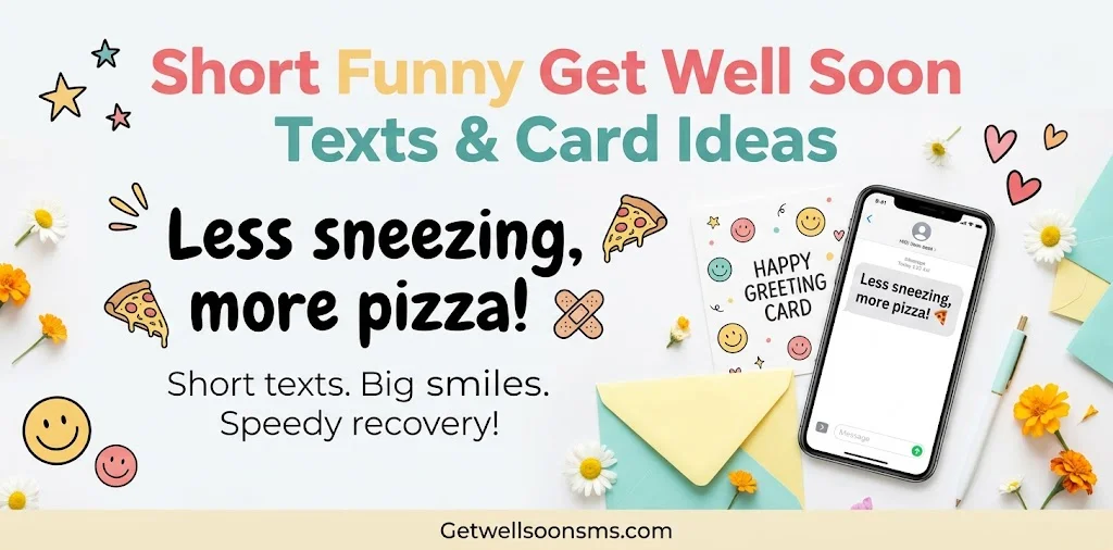 Short Funny Get Well Soon Texts and Card Ideas