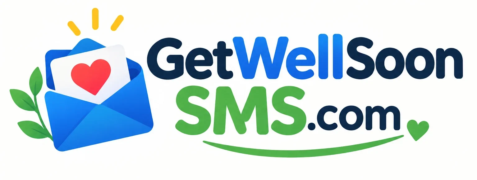 Get well soon sms logo